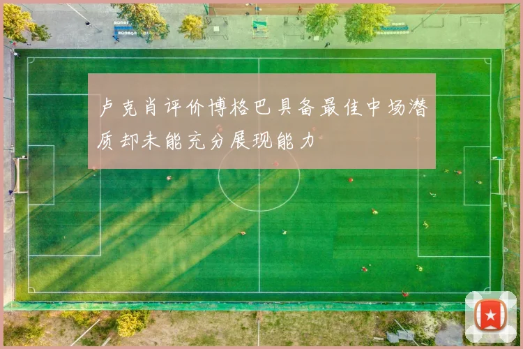 卢克肖评价博格巴具备最佳中场潜质却未能充分展现能力